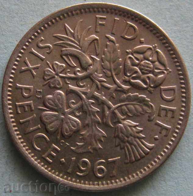 6 pence 1967 - Great Britain