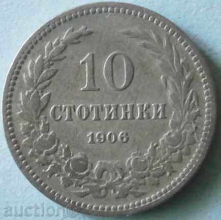 10 cenți 1906.