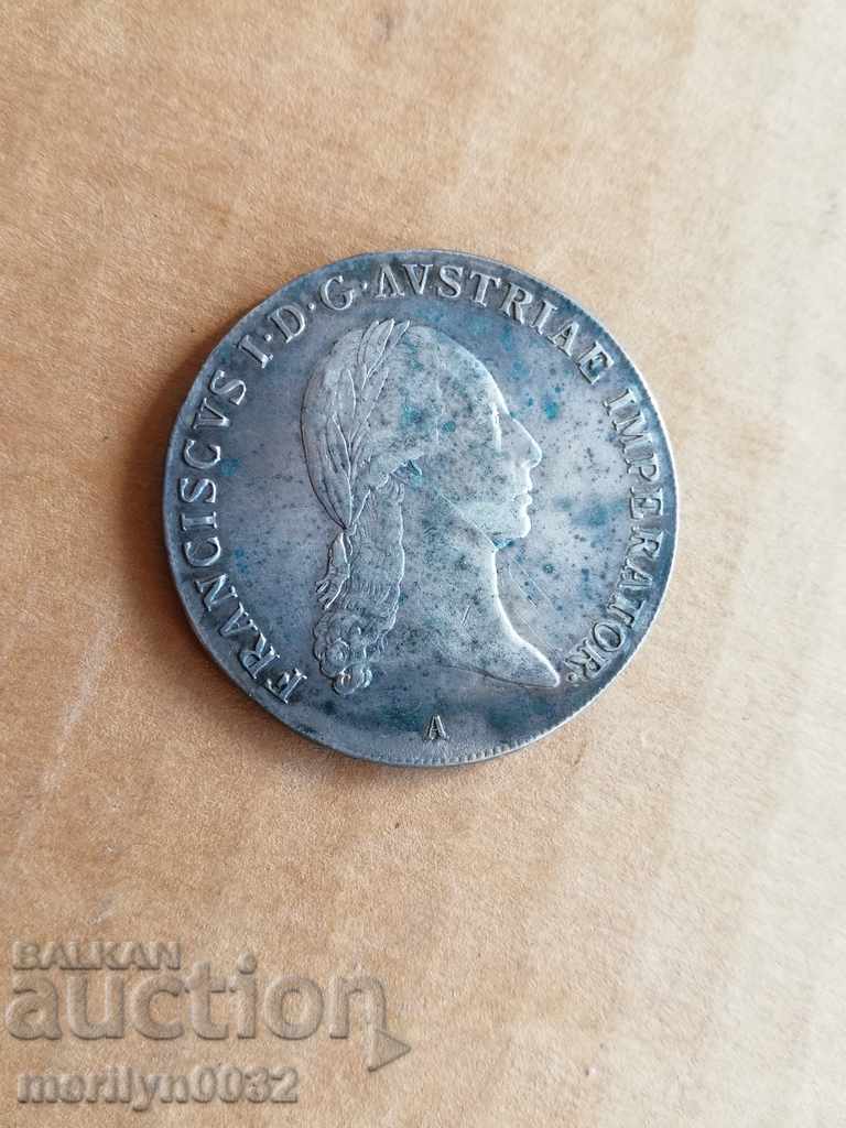 Auction  Thaler Franciscus 1820 silver coin Austria 27.94 grams