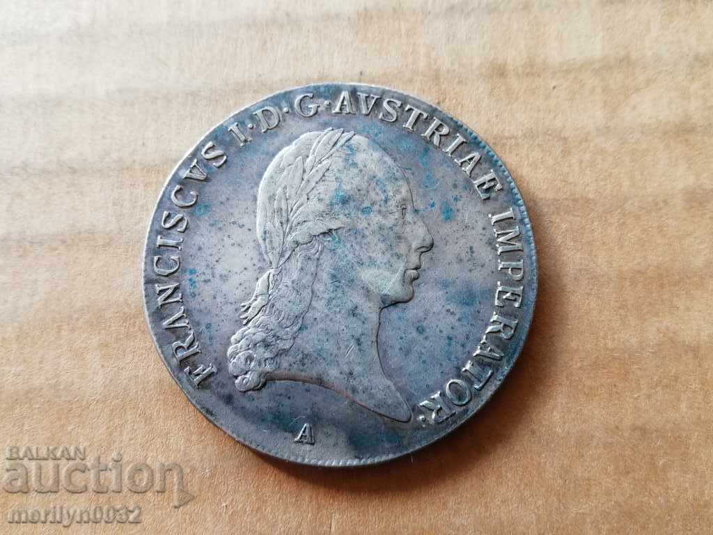 Thaler Franciscus 1820 silver coin Austria 27.94 grams