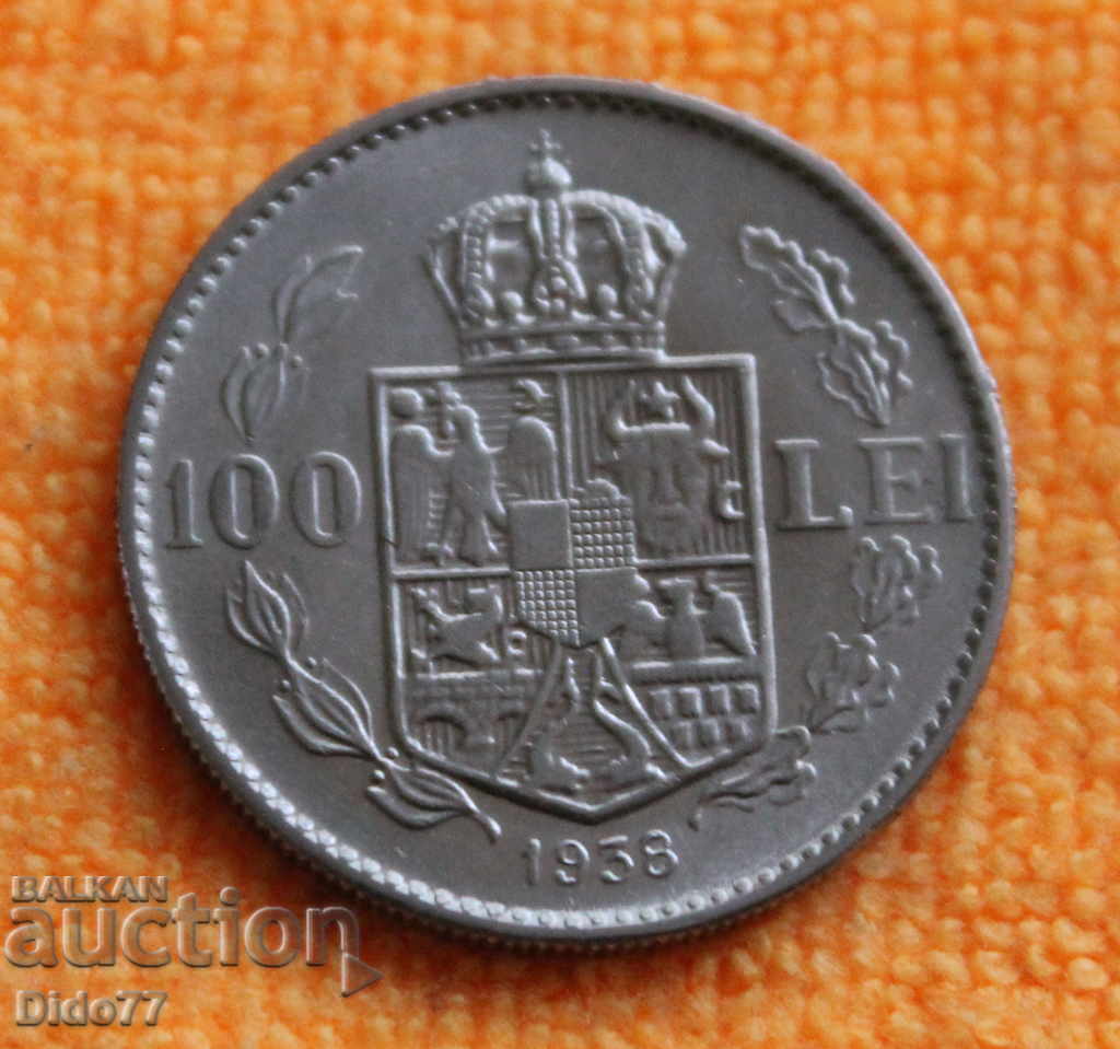 1938 - 100 lei, Romania, Rare, Defect