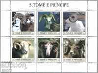 Чисти марки  Фауна Овни  2003 от Сан Томе и Принсипи
