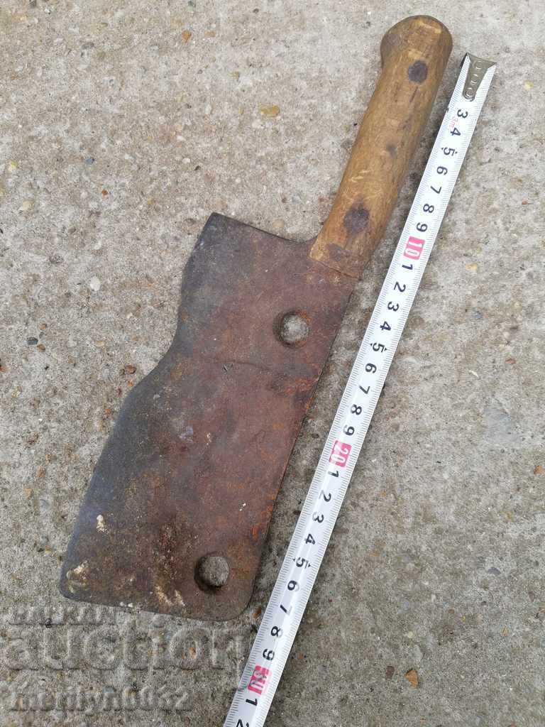 Old forged saber, ax, pole, knife, machete with price 31.00 BGN | € 15.85