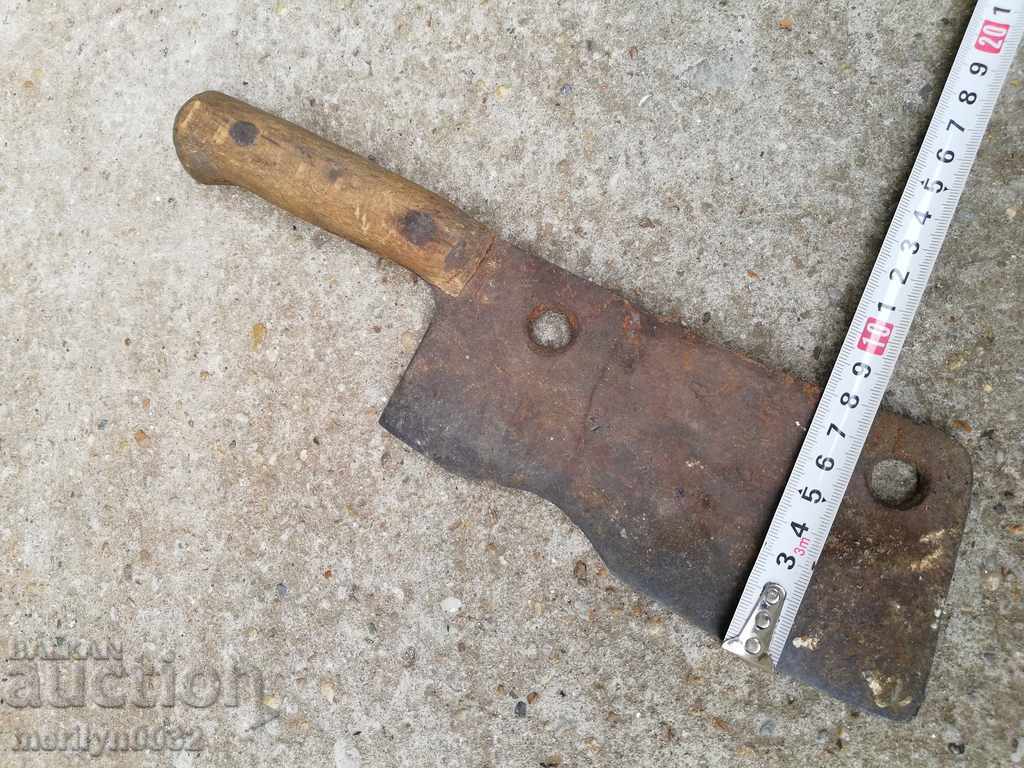 Delivery of Old forged saber, ax, pole, knife, machete