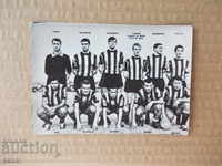 Card de fotbal Inter Milano 1966 fotografie fotbal