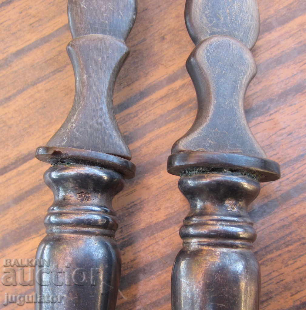 Livrarea Linguriță și furculiță de servire Art Nouveau germană WMF I/O Livrarea Linguriță și furculiță de servire Art Nouveau germană WMF I/O