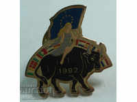 22406 Знак Европейска общност 1992 Европа язди бик 1992г