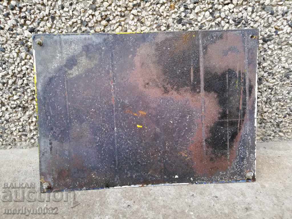 Auction  Enamelled Soccer Plate