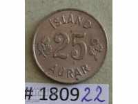 25 aur 1954 Iceland