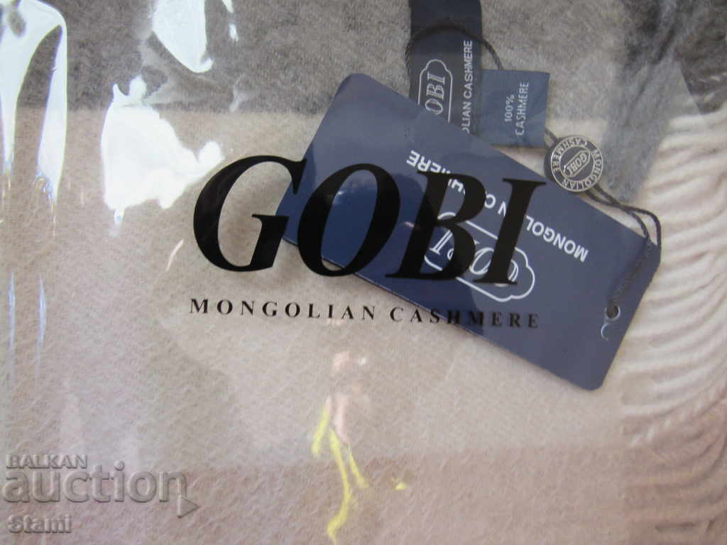 Fine check scarf 100% cashmere, Mongolia - 6 Fine check scarf 100% cashmere, Mongolia - 6