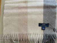 Fine check scarf 100% cashmere, Mongolia