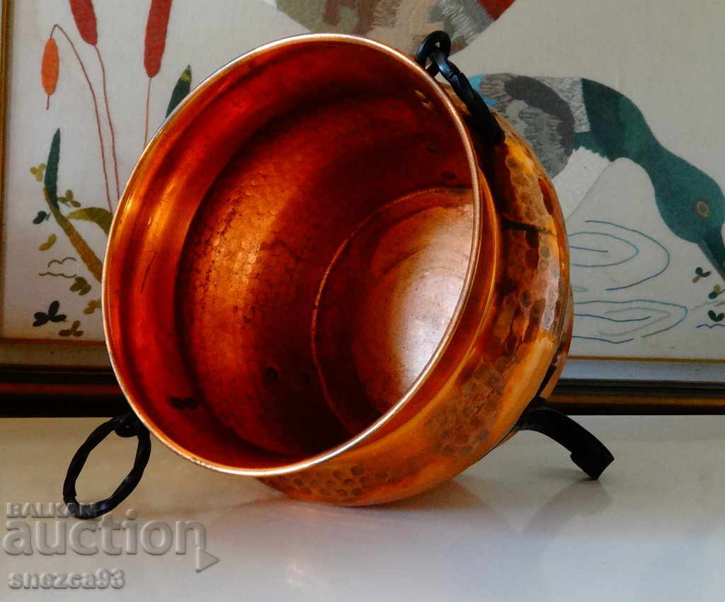 Χάλκινη σαμπανιέρα, χάλκινο δοχείο, χάλκινη κατσαρόλα 4 λίτρων - 5 Χάλκινη σαμπανιέρα, χάλκινο δοχείο, χάλκινη κατσαρόλα 4 λίτρων - 5