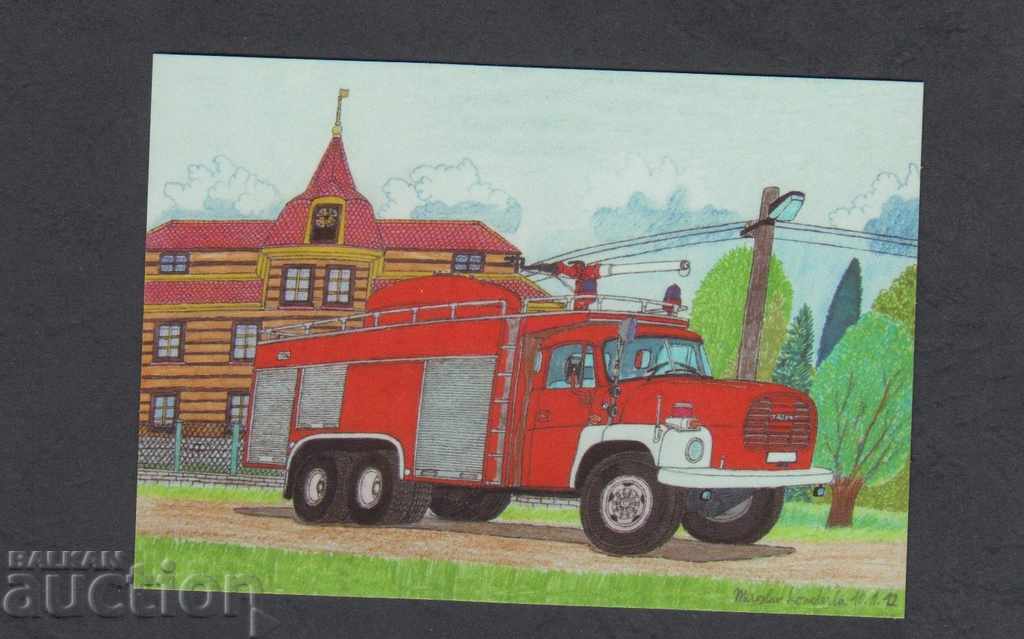 Calendar. Fire. Tatra