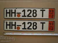 Car numbers for interior plate plates