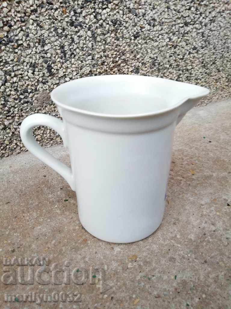 Old Merchant porcelain beaker mid-20th century with price 45.00 BGN | € 23.01 Old Merchant porcelain beaker mid-20th century with price 45.00 BGN | € 23.01