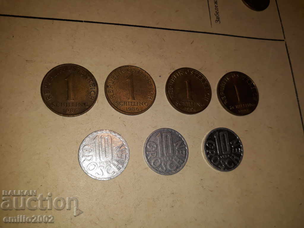 Lot coins Austria with price 2.00 BGN | € 1.02 Lot coins Austria with price 2.00 BGN | € 1.02