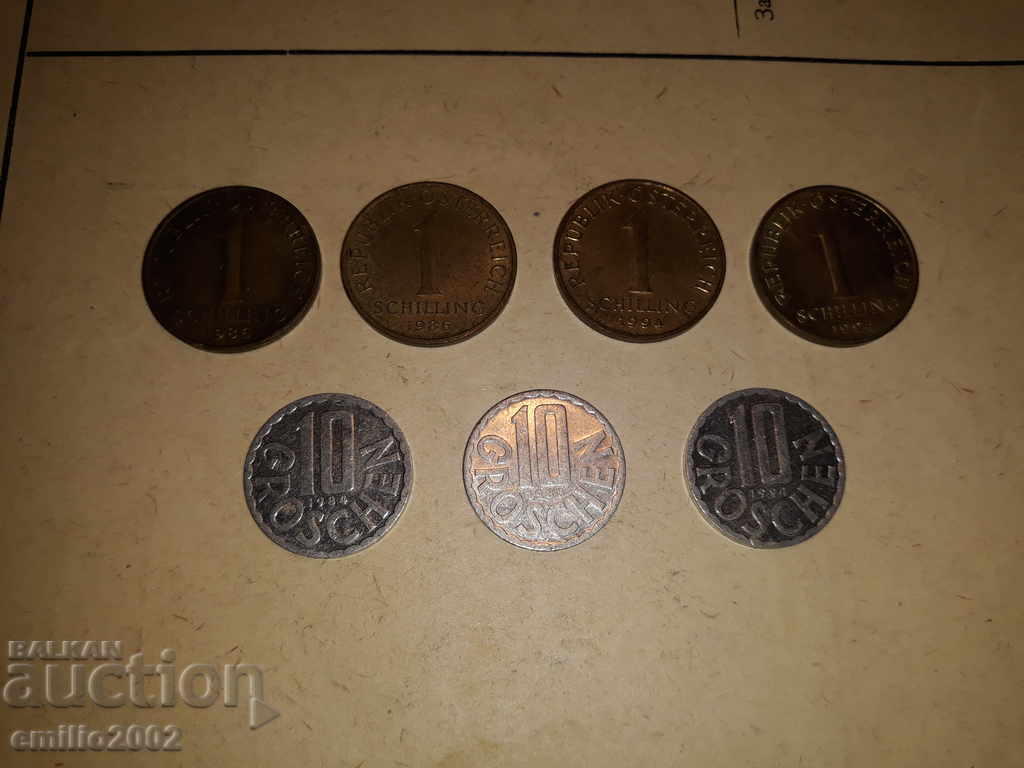 Лот монети Австрия