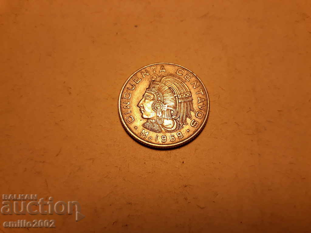 50 cent. Mexico 1969 with price 2.00 BGN | € 1.02 50 cent. Mexico 1969 with price 2.00 BGN | € 1.02