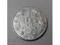 1 silver lev Ferdinand 1910