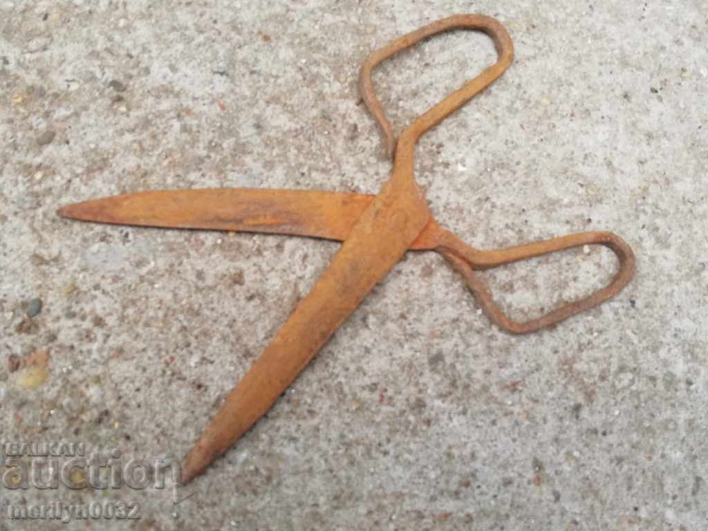 Renaissance forged scissors, wrought iron - 5 Renaissance forged scissors, wrought iron - 5