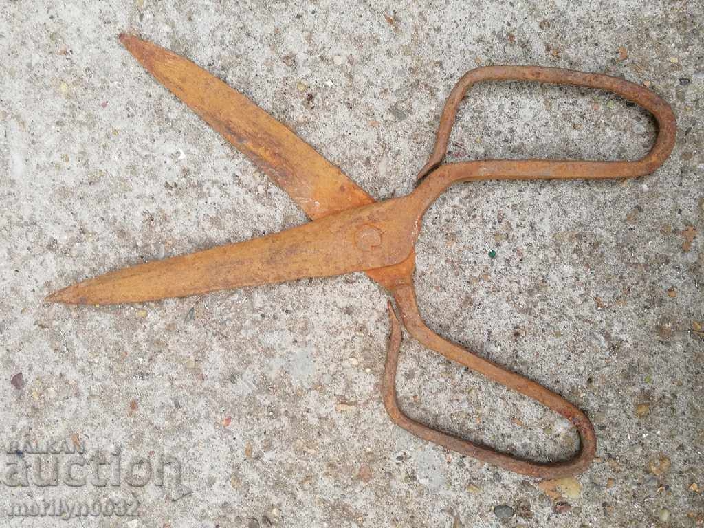 Renaissance forged scissors, wrought iron - 6 Renaissance forged scissors, wrought iron - 6