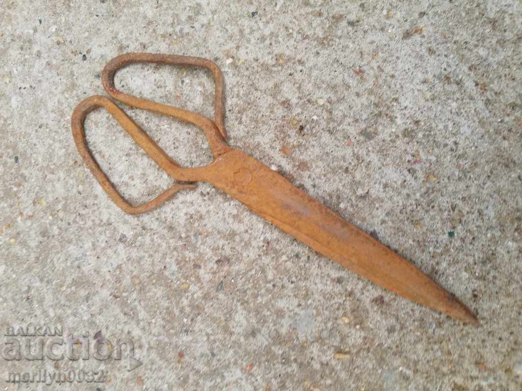 Renaissance forged scissors, wrought iron - 7 Renaissance forged scissors, wrought iron - 7