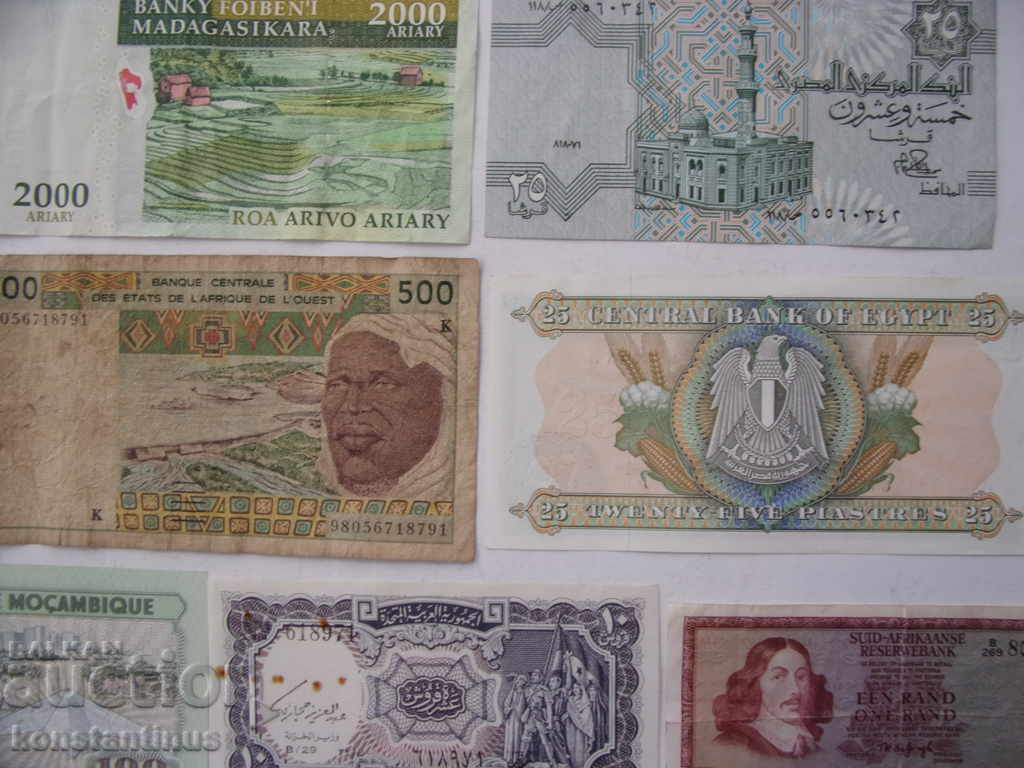 Licitație Africa Lot 10 Bancnote Licitație Africa Lot 10 Bancnote