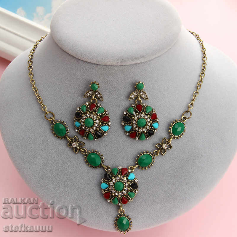 Necklace with earrings set-1