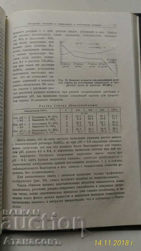 Delivery of Nitrogen in vivid plants Akademik Dmitri Pryanhnikov