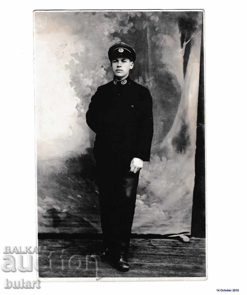 Войник Офицер Царство Б-я Пътувала Стара Загора 1928г. ПК