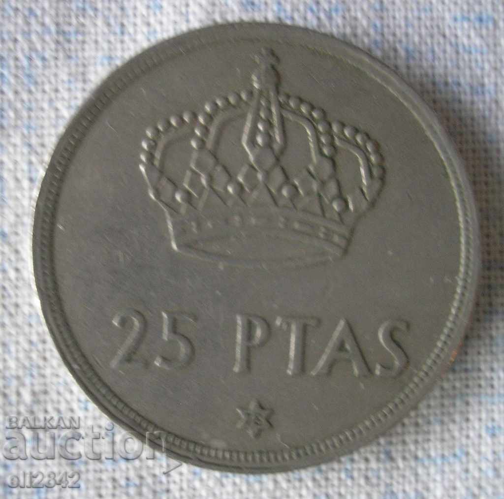 25 pairs Spain 1975/25 ptas