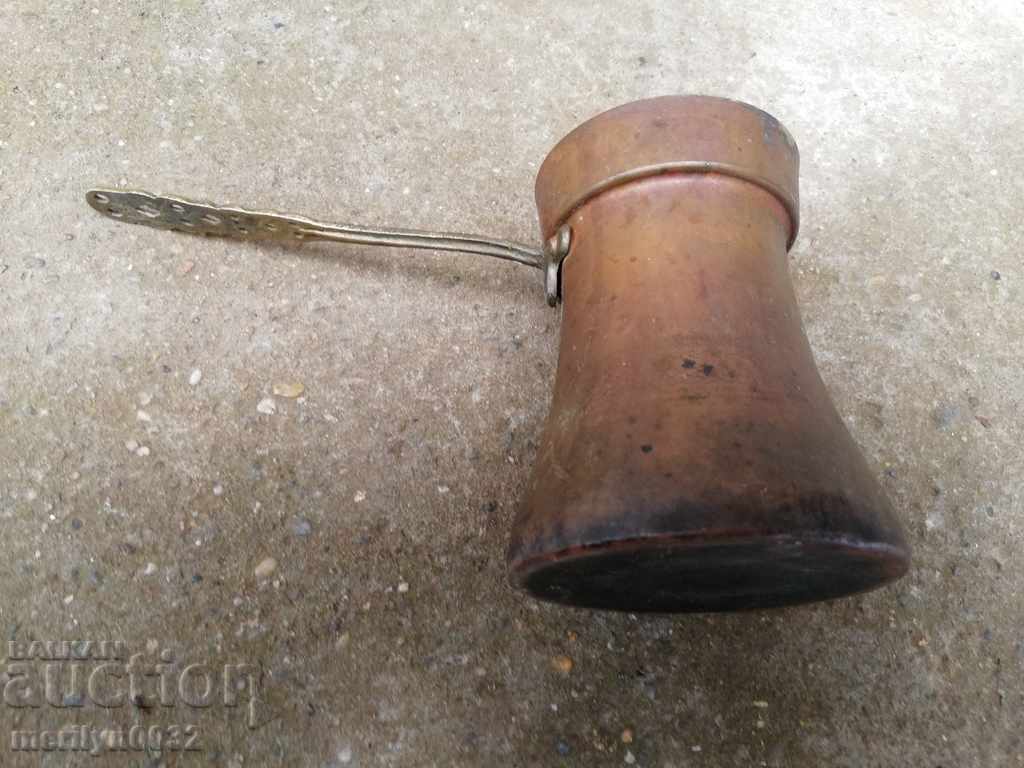 Auction Old copper tin, coffee, baker, copper pot Auction Old copper tin, coffee, baker, copper pot