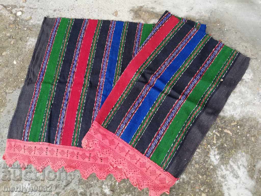 Wool woven bedspread cover lace UNUSED Wool woven bedspread cover lace UNUSED