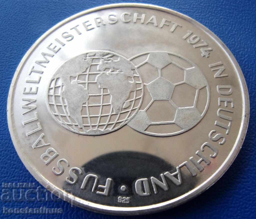 Germany 1974 Silver '925 - 40mm, Rare UNC PROOF