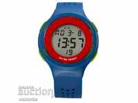 A new ladies sports watch very features blue red cabbage