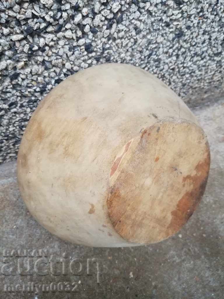 Auction  Wooden bowl, bowl, wooden, wooden pot