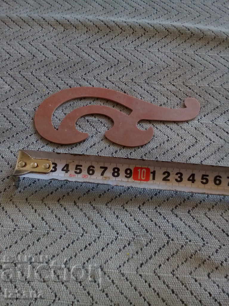 Old drafting curve with price 5.00 BGN | € 2.56