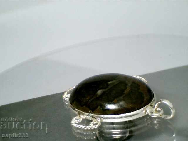 Unique silver medallion with Agate with price 48.00 BGN | € 24.54 Unique silver medallion with Agate with price 48.00 BGN | € 24.54