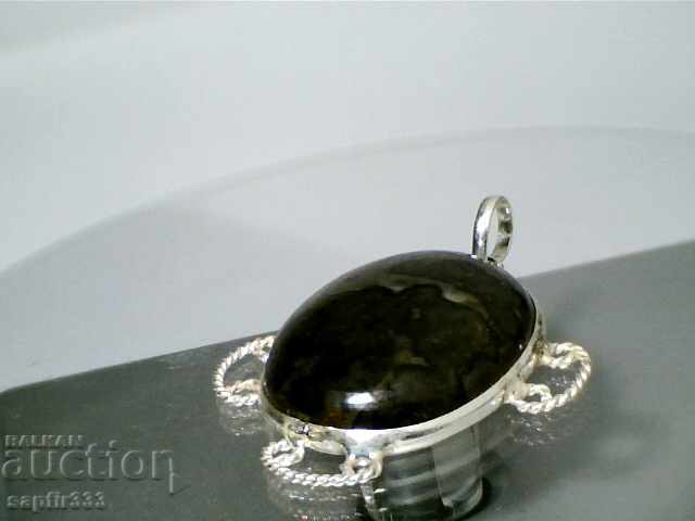 Delivery of Unique silver medallion with Agate Delivery of Unique silver medallion with Agate