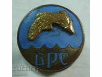 3736 Царство България знак Български Рибарски съюз емайл 30г