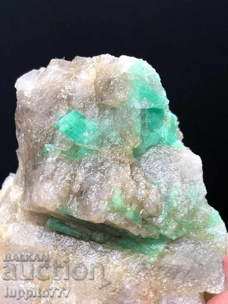 emerald emerald beryl of a matrix unique