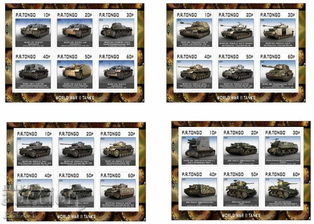 Pure blocks Tanks of the Second World War 2018 Tongo with price 48.00 BGN | € 24.54 Pure blocks Tanks of the Second World War 2018 Tongo with price 48.00 BGN | € 24.54