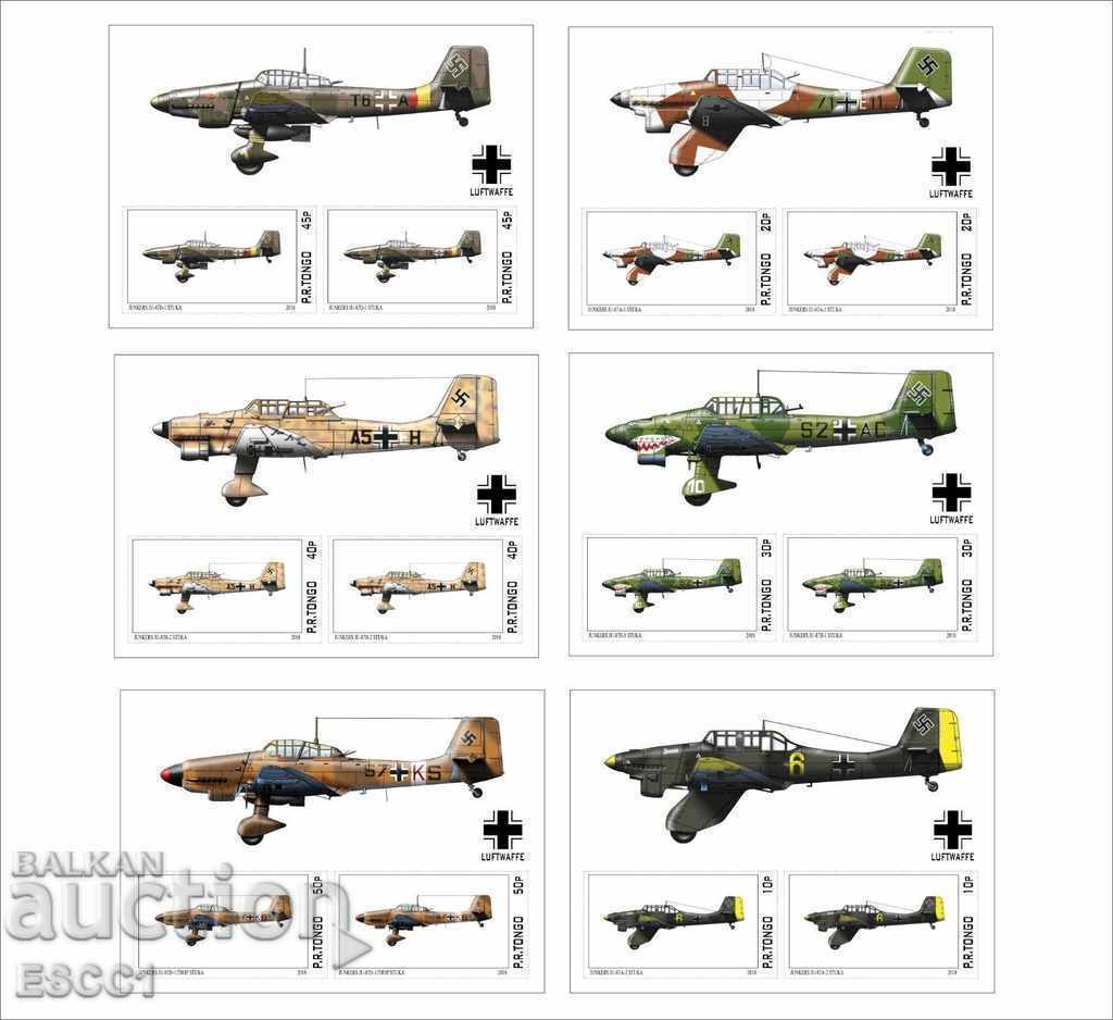 Clean blocks Airplanes from the Second World War 2018 Tongo with price 60.00 BGN | € 30.68 Clean blocks Airplanes from the Second World War 2018 Tongo with price 60.00 BGN | € 30.68