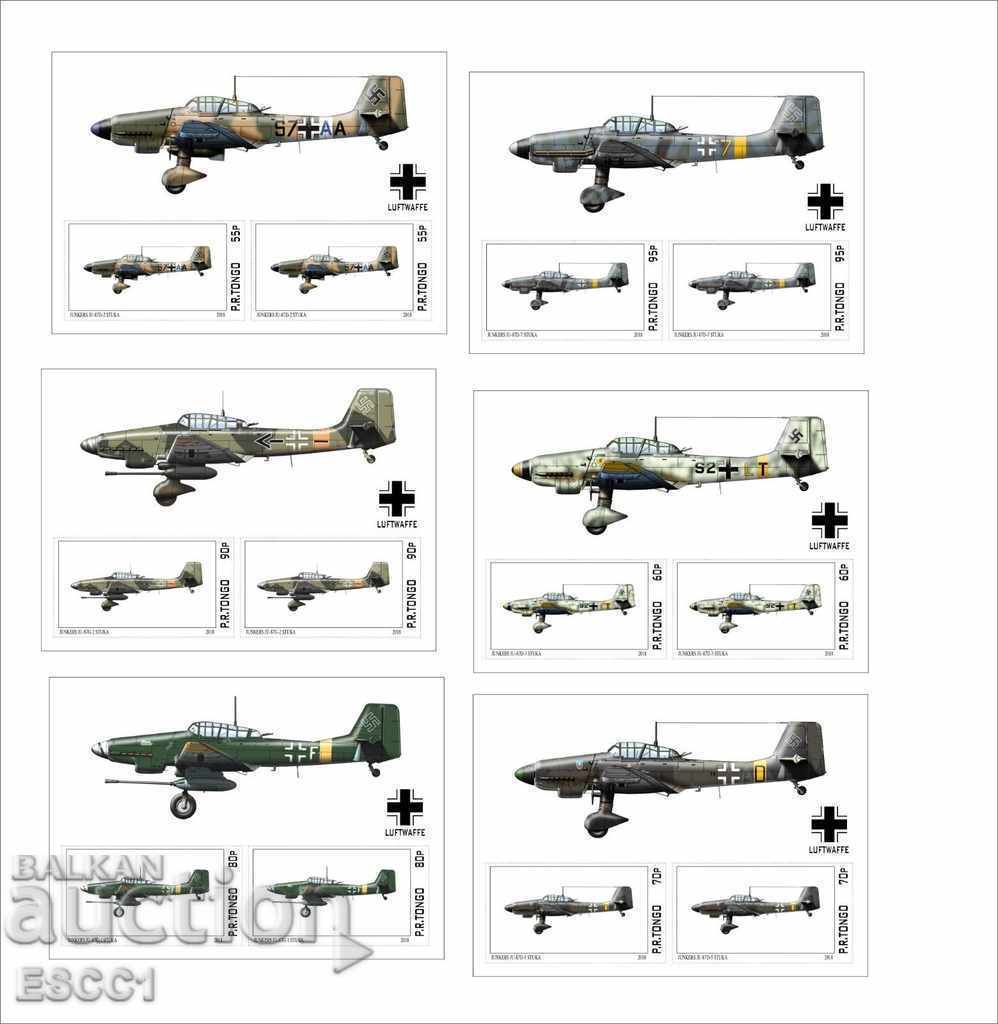 Чисти блокове Самолети от Втората световна война 2018 Тонго