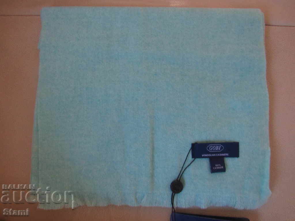 Fine scarf 100% cashmere, mint color, Mongolia with price 129.00 BGN | € 65.96 Fine scarf 100% cashmere, mint color, Mongolia with price 129.00 BGN | € 65.96