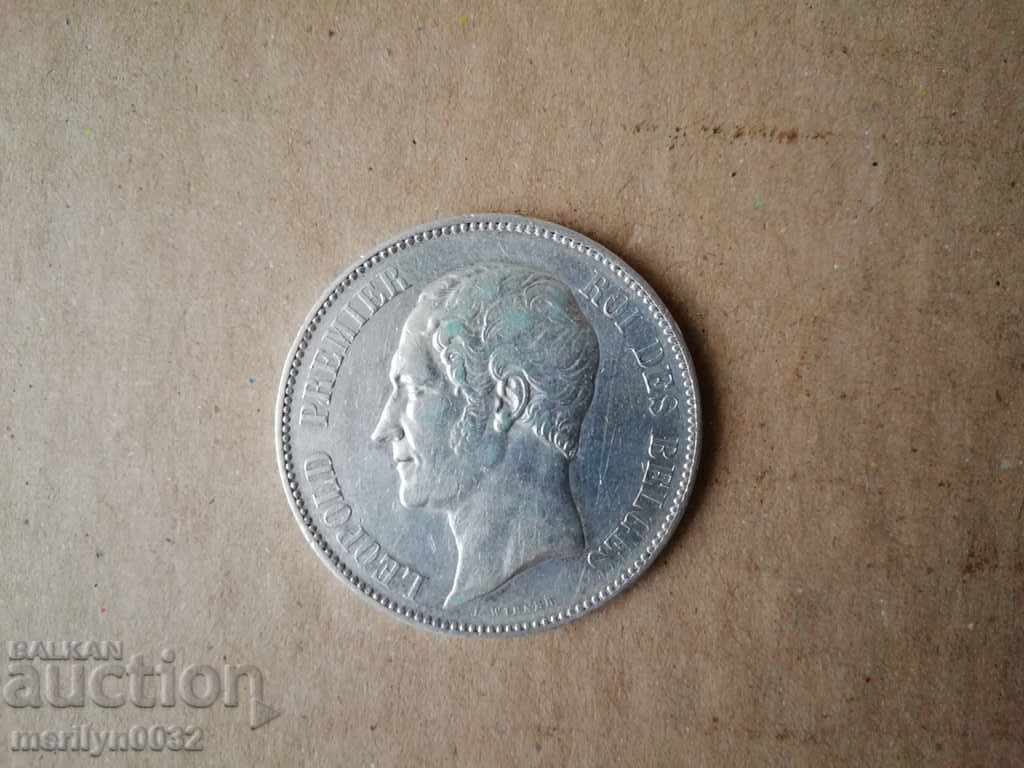 Auction  Silver 5 francs of silver, coin