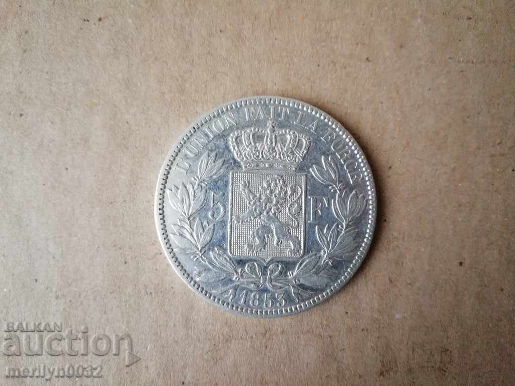 Ασημένιο 5 φράγκοι αργύρου, νόμισμα