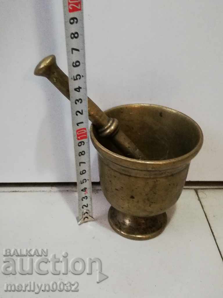 Παλαιό χάλκινο κονίαμα, σφυρί με σφυρί με τιμή 69.00 BGN | € 35.28 Παλαιό χάλκινο κονίαμα, σφυρί με σφυρί με τιμή 69.00 BGN | € 35.28