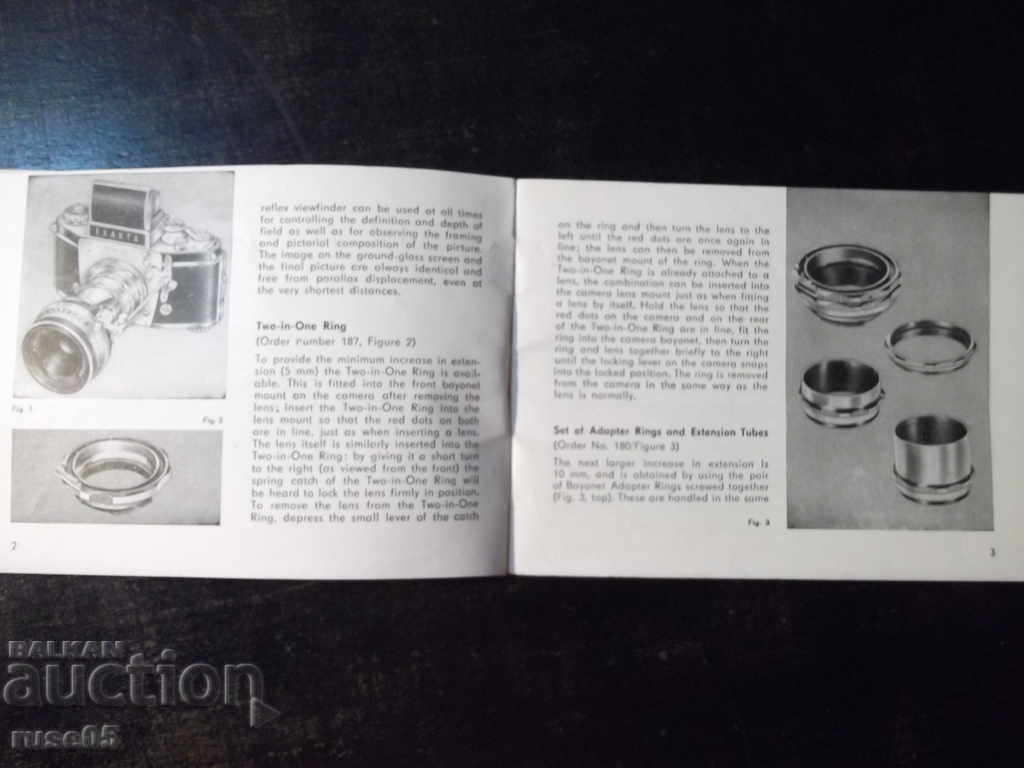 Auction "EXAKTA and EXA accessories" - 28 pages Auction "EXAKTA and EXA accessories" - 28 pages