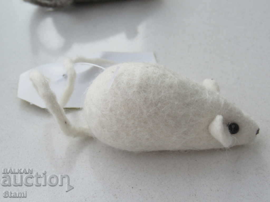 Mouse - Ecologically clean toy from felt, handmade, new with price 9.90 BGN | € 5.06 Mouse - Ecologically clean toy from felt, handmade, new with price 9.90 BGN | € 5.06